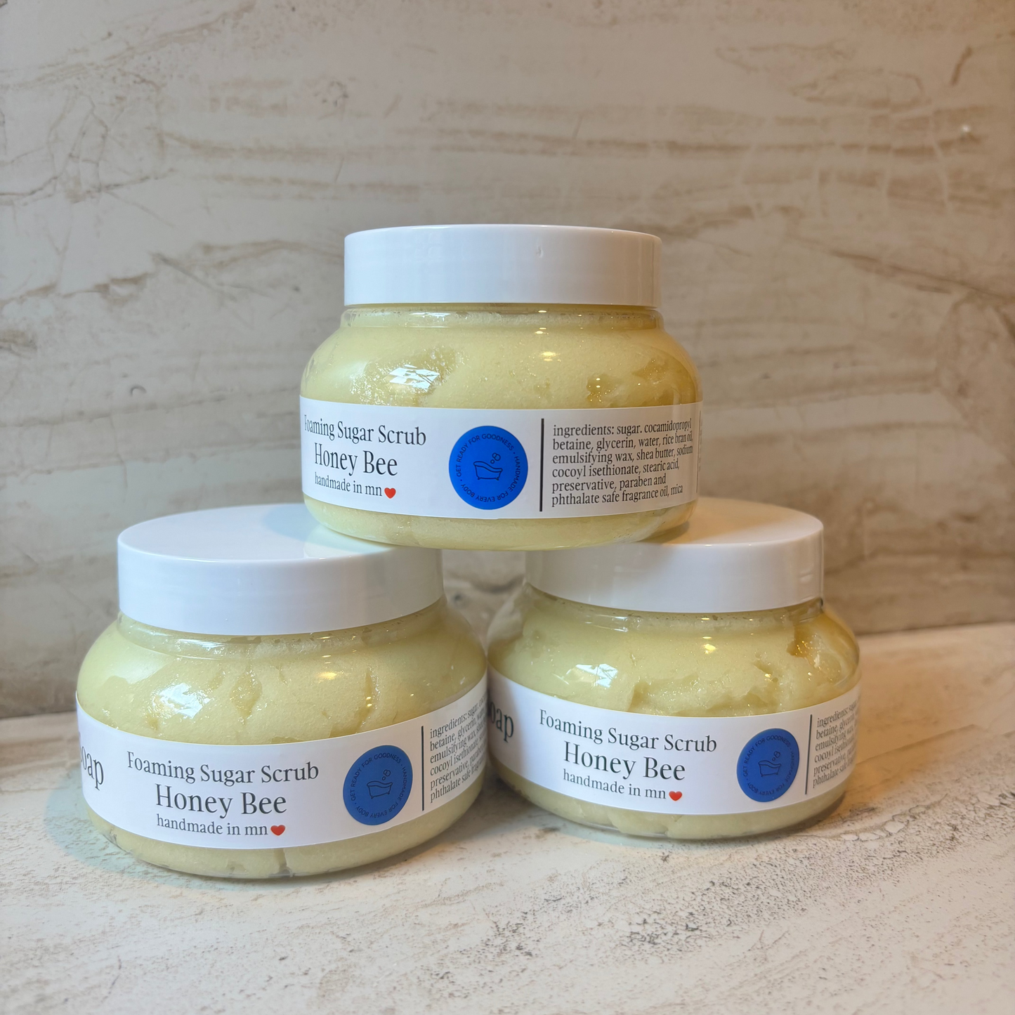 Foaming Sugar Scrub with Shea