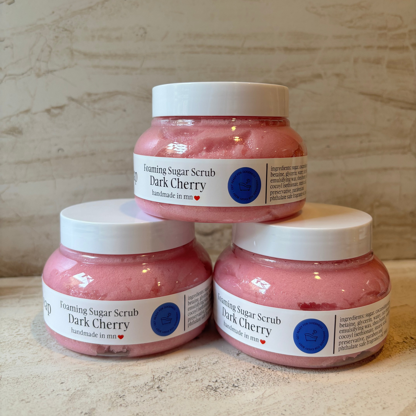 Foaming Sugar Scrub with Shea